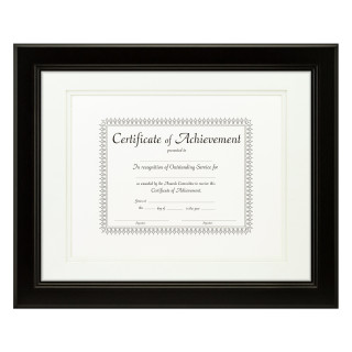 Mossehaus, Black Satin Document Frame