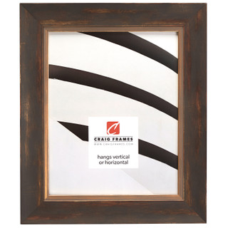 Aristocrat 1.625", Distressed Gold and Copper Picture Frame