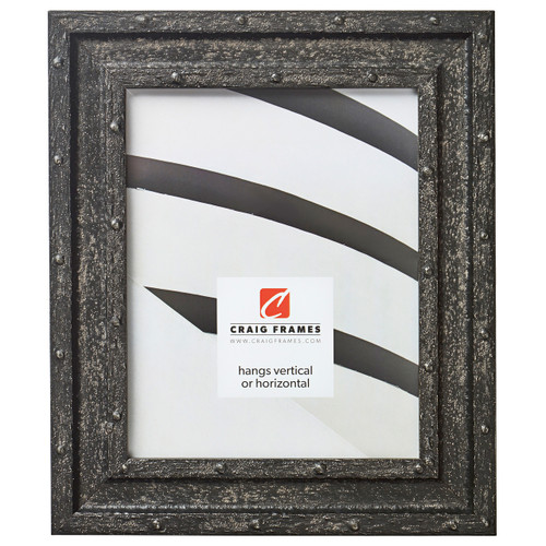 Nautilus 2", Industrial Iron Black Picture Frame