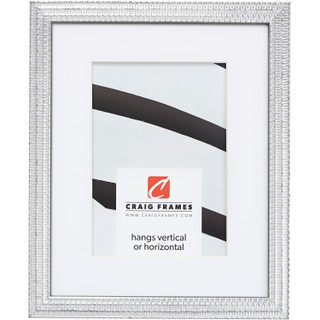 Farnsworth .75", Silver Matted Picture Frame