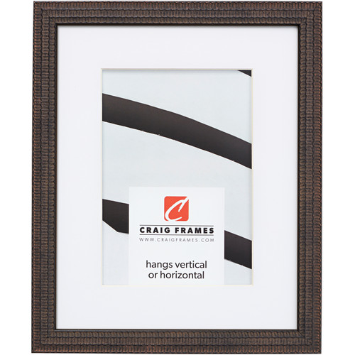 Farnsworth .75", Antique Black Matted Picture Frame