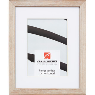 Farmhouse Essentials Tall .75", Weathered White Matted Picture Frame