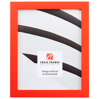 Confetti .875", Orange Picture Frame