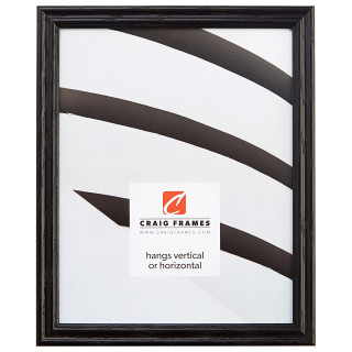 Wiltshire 200 .75", 20x20 Ebony Black Picture Frame