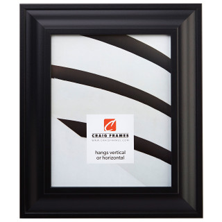 Upscale 2", Satin Black Picture Frame