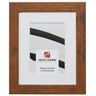 Bauhaus 125 1.25", Matted Light Walnut Picture Frame