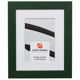 Colori 125 1.25", Green Matted Picture Frame