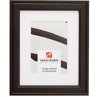 Manhattan 125 1.25", Matted Black Steel Picture Frame