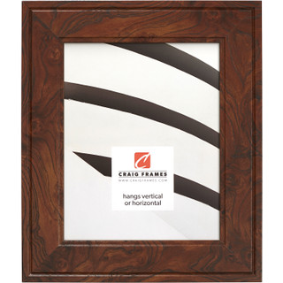 Contemporary Inspirations 2", Brown Burl Picture Frame