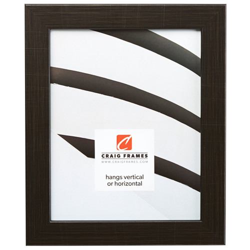 Bauhaus 125 1.25", Scratched Black Picture Frame