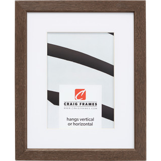 Farmhouse Essentials Tall .75", Brown Matted Picture Frame