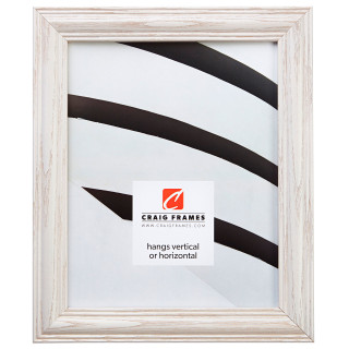Wiltshire 440 1.25", Whitewash Picture Frame