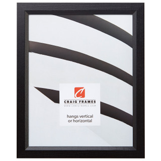 Economy .875",  11x15 Ebony Hardwood Picture Frame