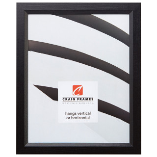 Economy .875",  6x9 Ebony Hardwood Picture Frame