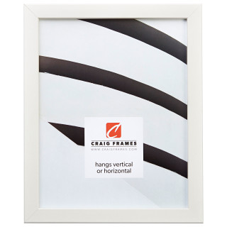 Colori 0.75", White Picture Frame