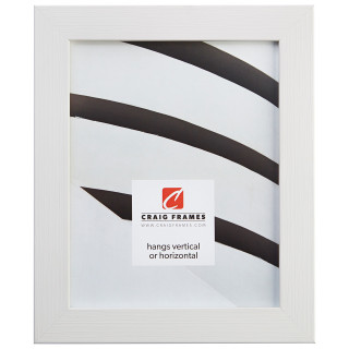 Bauhaus 125 1.25", Textured White Oak Picture Frame