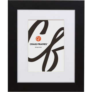 Bauhaus 125 1.25", Matted Mystic Satin Black Picture Frame