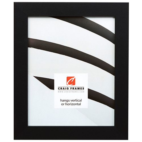 Bauhaus 125 1.25", Mystic Satin Black Picture Frame