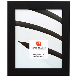 Bauhaus 125 1.25", Mystic Satin Black Picture Frame