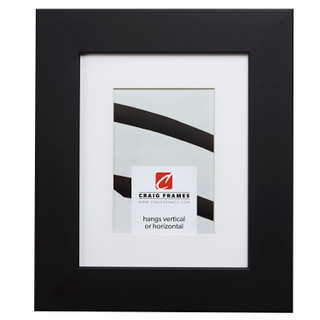 Bauhaus 200 2", Matted Black Satin Mica Picture Frame