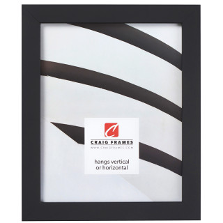 Essentials 1", Modern Black Picture Frame
