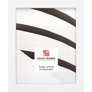 Essentials 1", Modern White Picture Frame