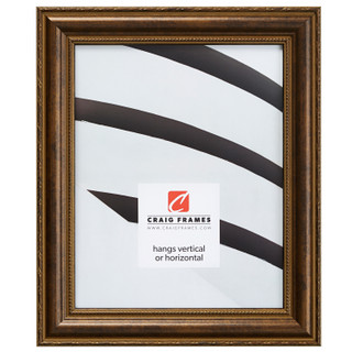 Victoria 1.375", Ornate Bronze Picture Frame