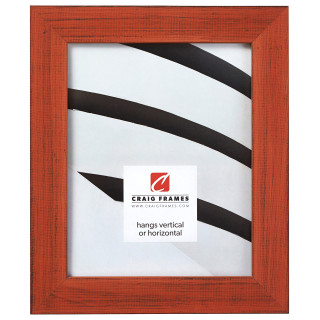 Jasper 1.5", Bourbon Orange Weathered Picture Frame