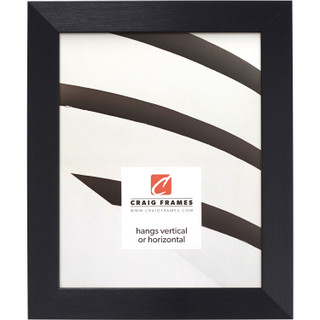 Modern Aesthetics 125 1.25", Brushed Black Picture Frame