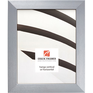 Modern Aesthetics 125 1.25", Brushed Silver Picture Frame