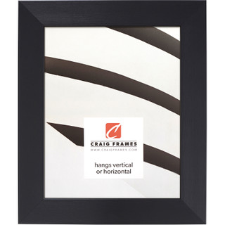 Modern Aesthetics 150 1.5", Brushed Black Picture Frame