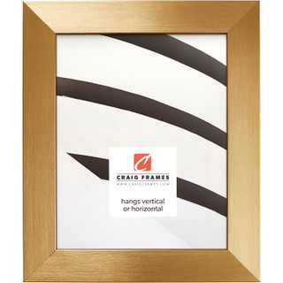 Modern Aesthetics 150 1.5", Brushed Gold Picture Frame