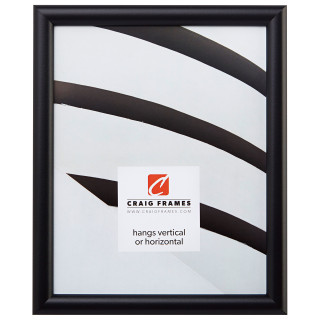 Bullnose .75", Gallery Black Picture Frame