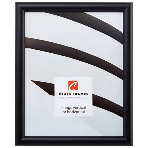 Bullnose .75", Gallery Black Picture Frame