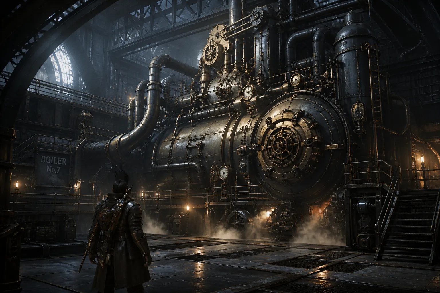 3D blockout vs 2D grids for dieselpunk machinery
