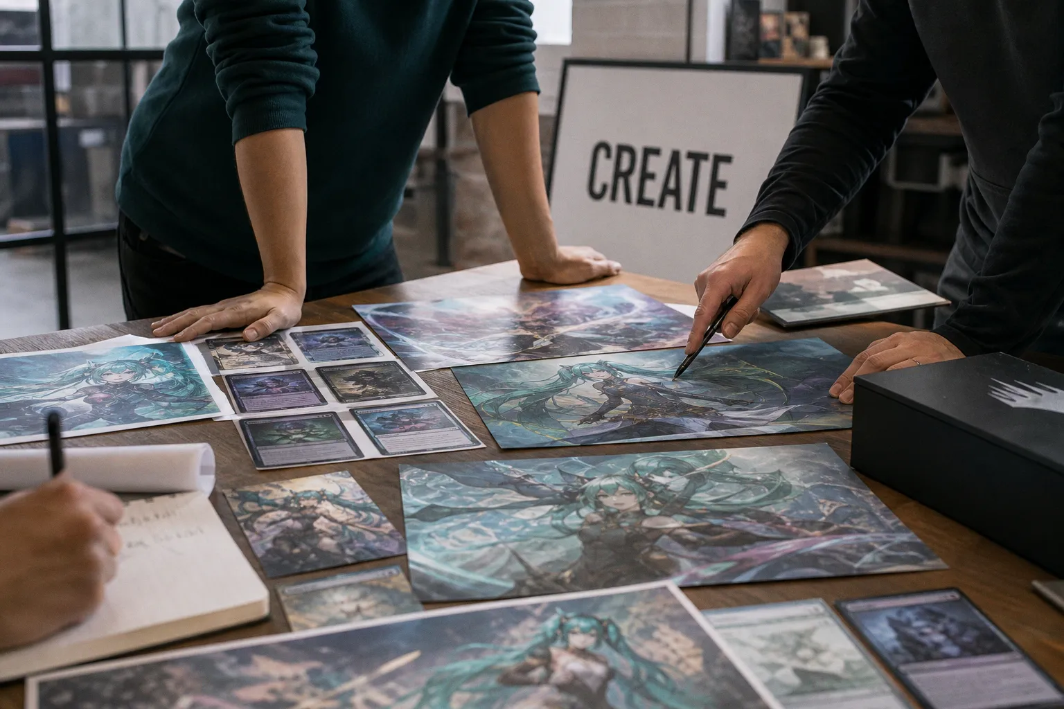 Analyzing the Illustration Briefs Behind the Hatsune Miku Secret Lair Deck