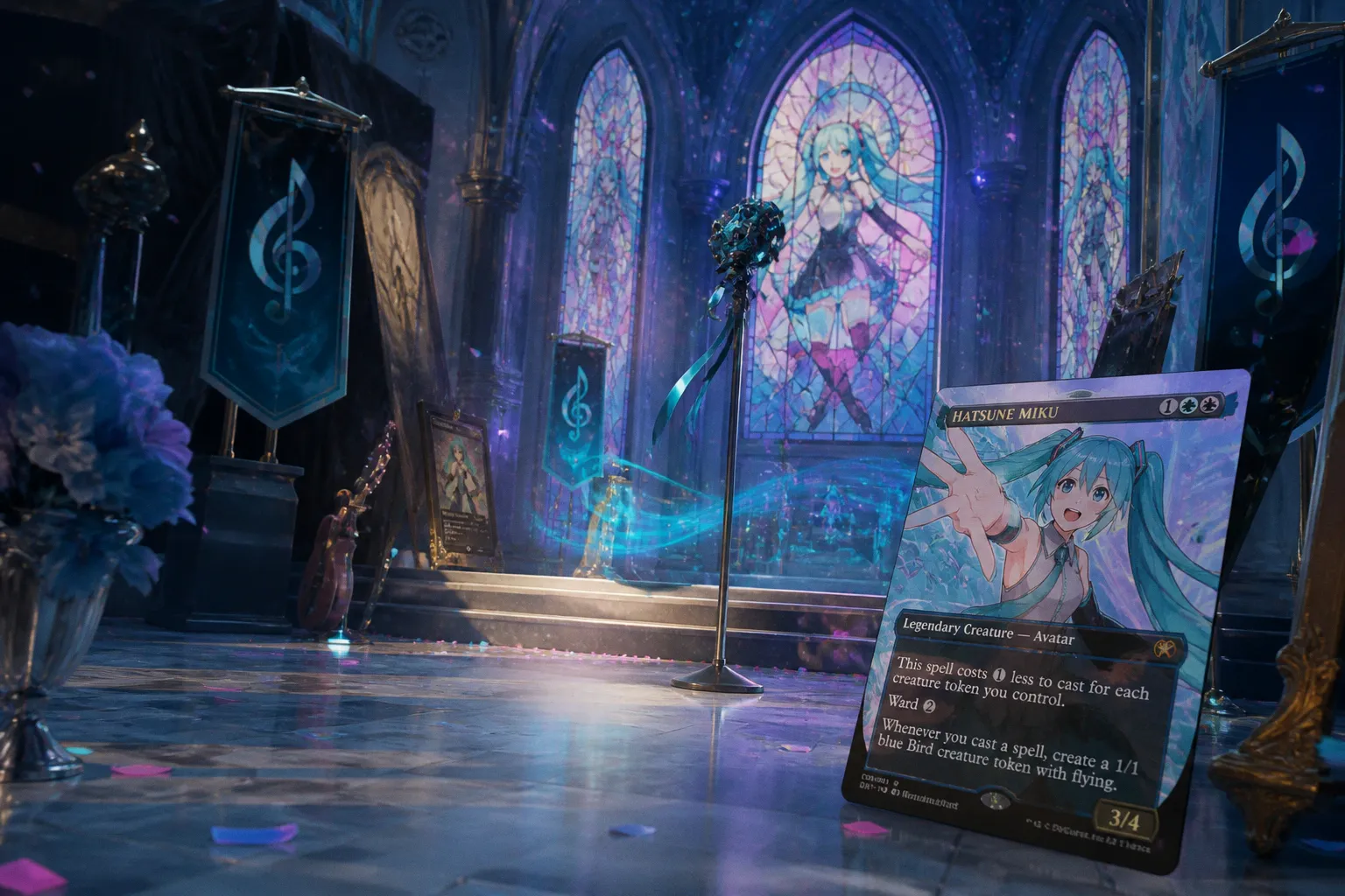 Analyzing the Illustration Briefs Behind the Hatsune Miku Secret Lair Deck
