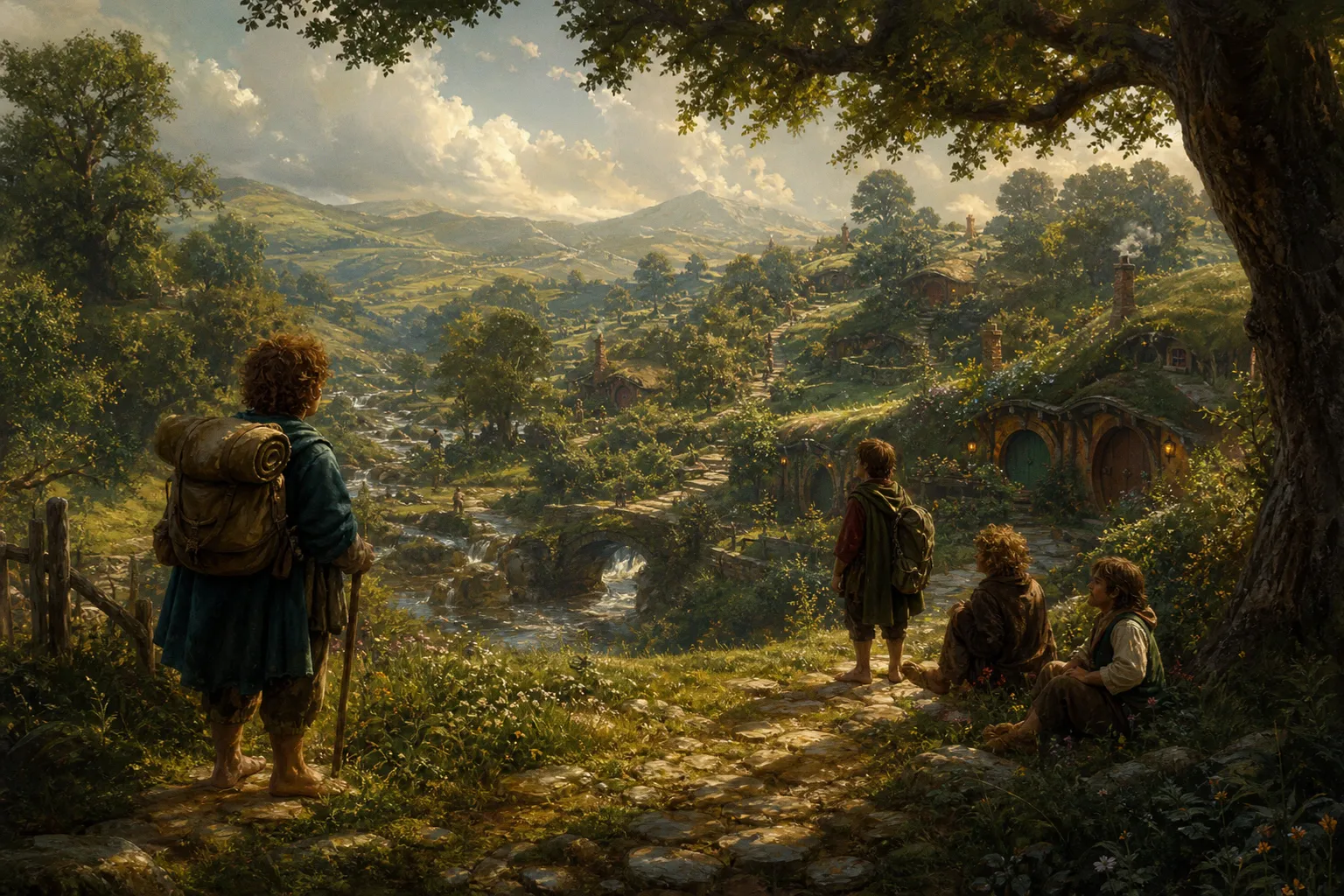 Composition Secrets of the Magic: The Gathering Hobbit Scene Cards