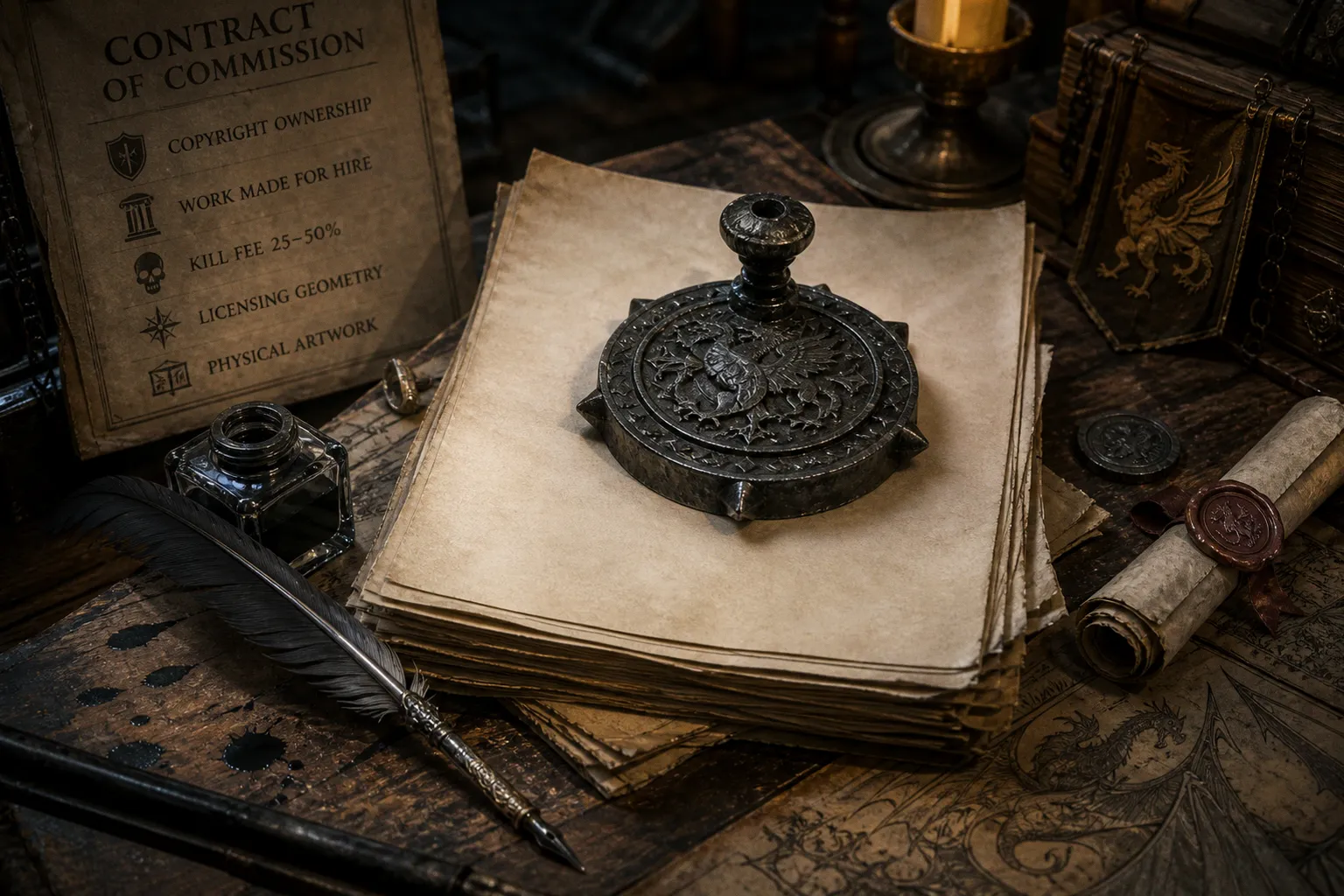 Fantasy art contracts: hidden traps for independent illustrators