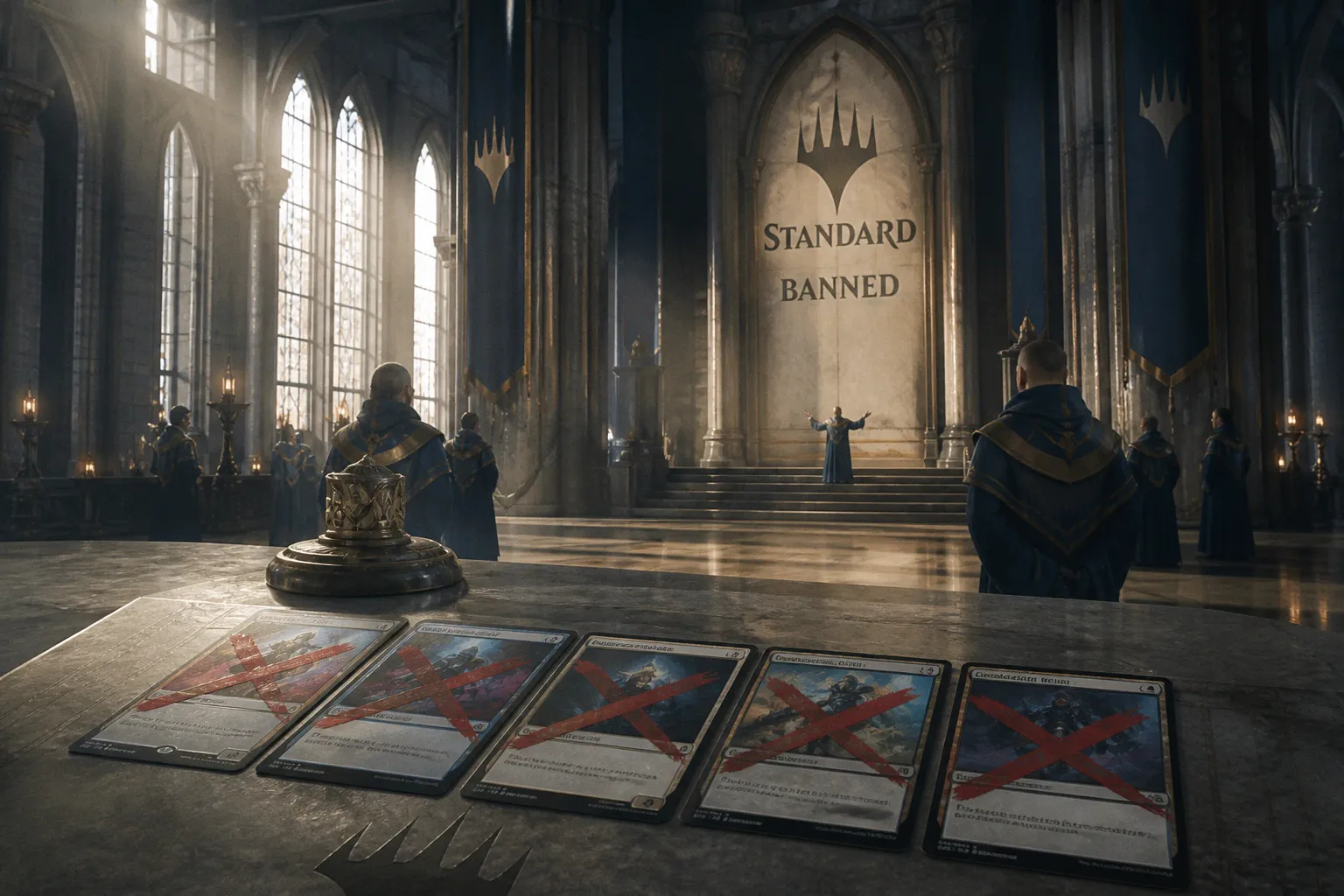 Five-Card MTG Standard Ban Announcement Disrupts Competitive Play