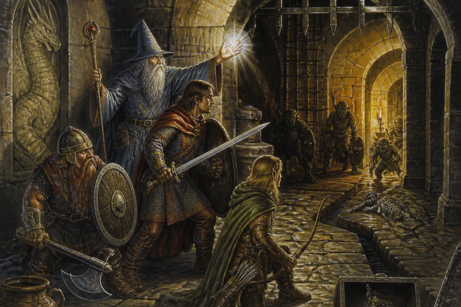 How Larry Elmore’s Military Drafting Skills Defined Iconic Fantasy Art