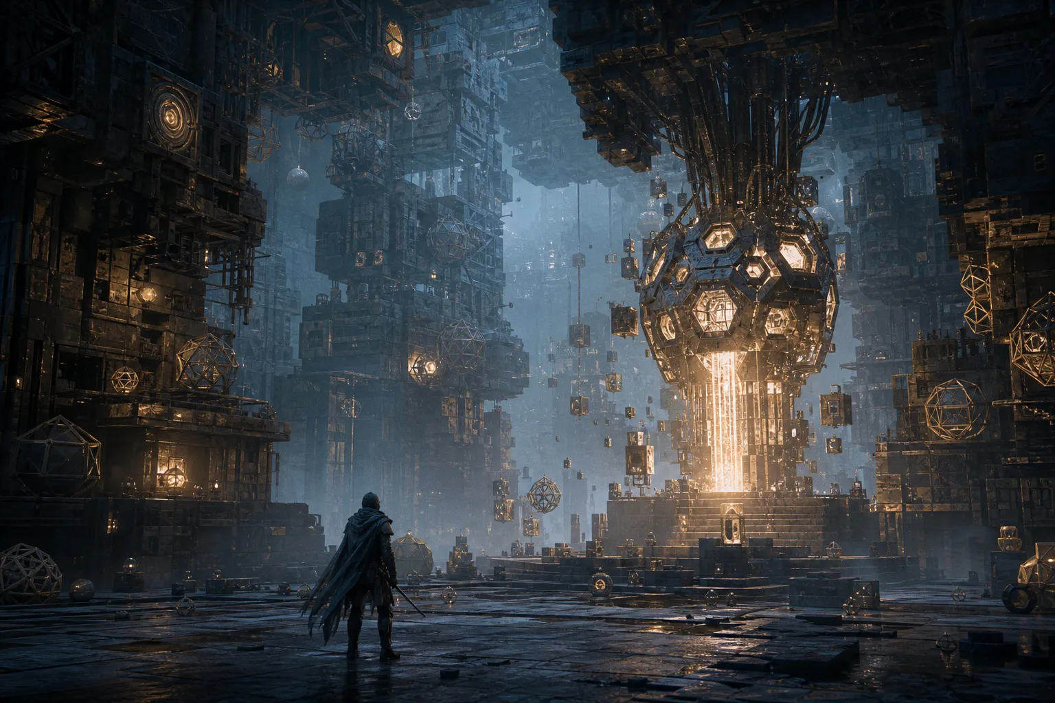 Kitbashing or procedural generation for sci-fi concepts?