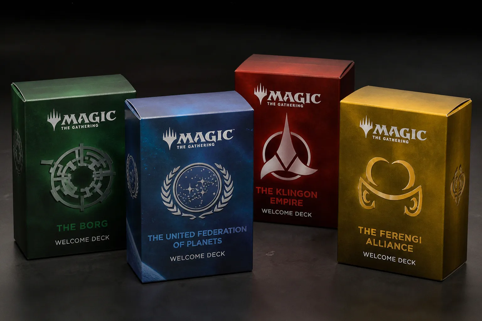Magic: The Gathering Reveals Color-Coded Themes for Upcoming Star Trek Welcome Decks