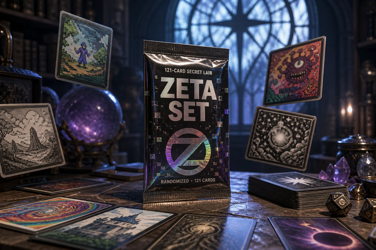 MSCHF and Wizards of the Coast Unveil the 121-Card Zeta Set