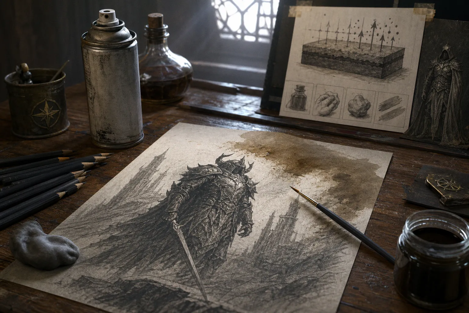 Oil Wash Over Pencil: Materials and Setup Checklist