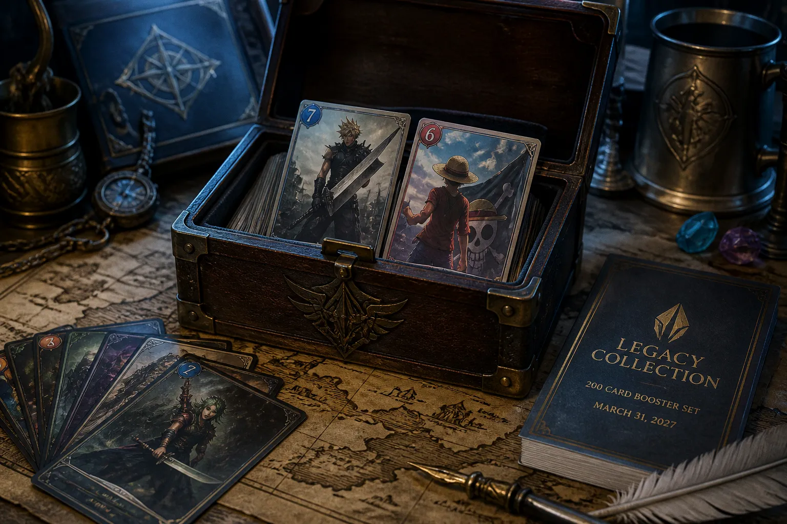 One Piece Card Game Teases Major Collaboration with Renowned Final Fantasy Illustrator