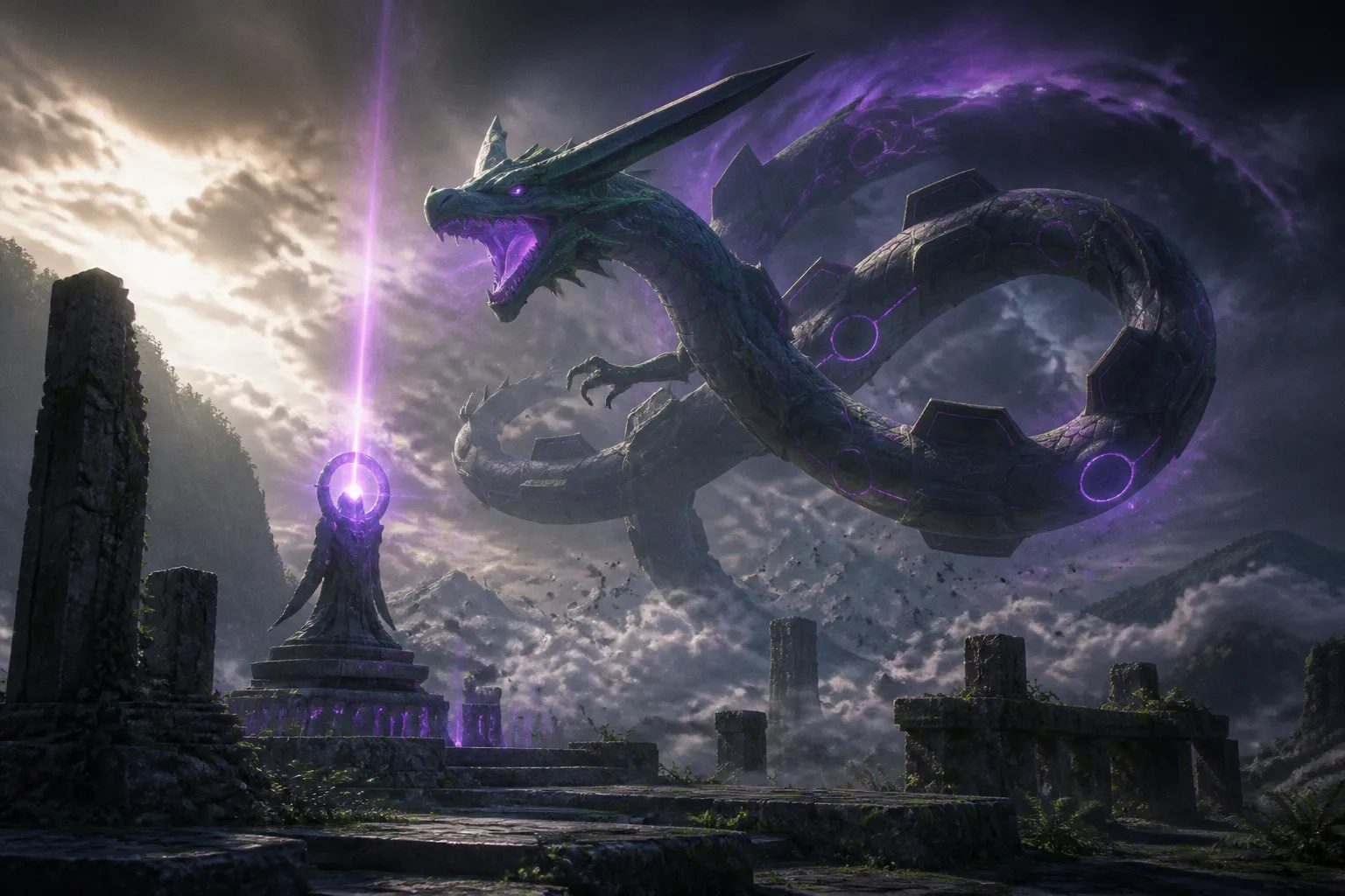 Pokémon Delta Reign's Rayquaza SAR is a stunning debut from a brand new artist