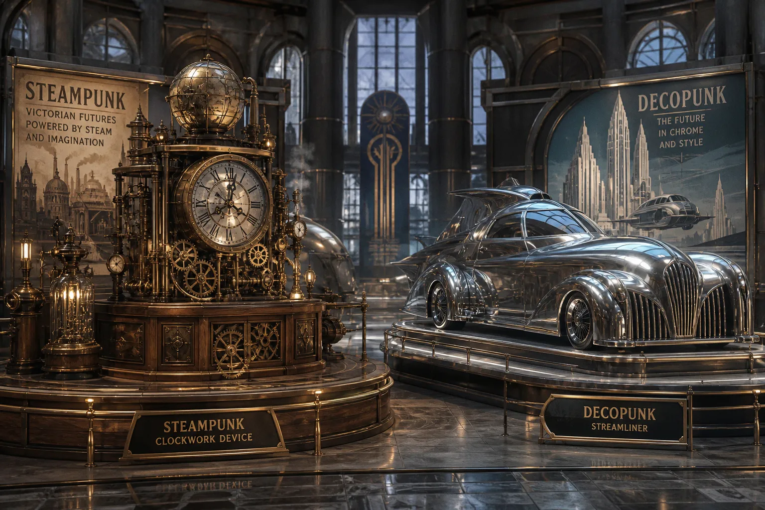 Retro-futurism art: choosing the right subgenre for your project