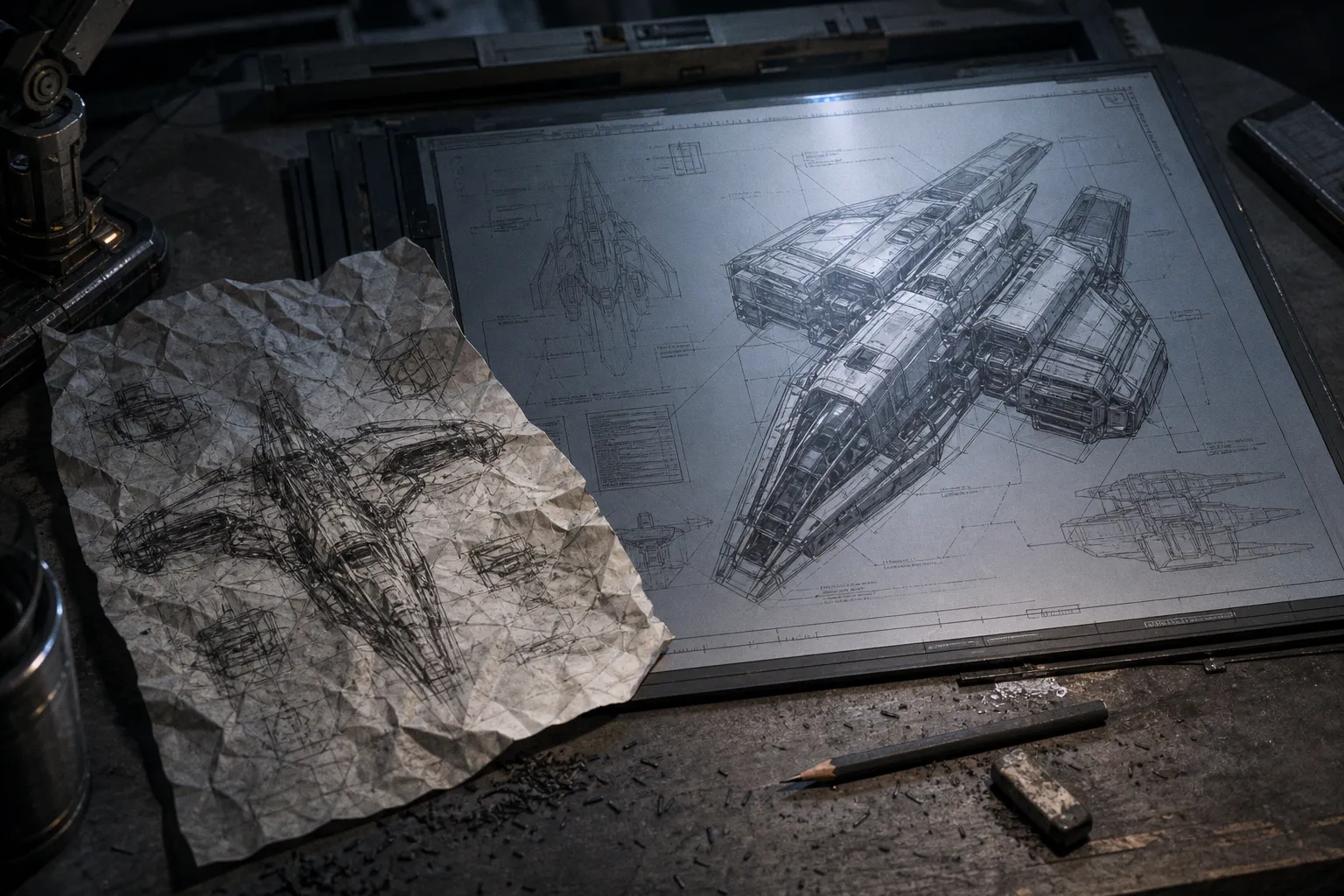 Sci-fi concept design: avoiding revision budget traps