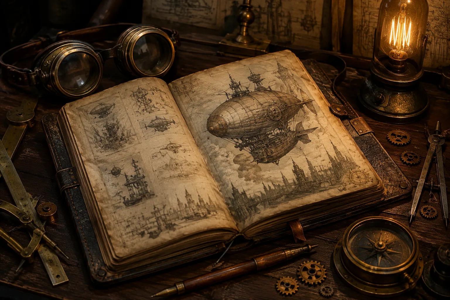 Steampunk book cover design: from brief to final art